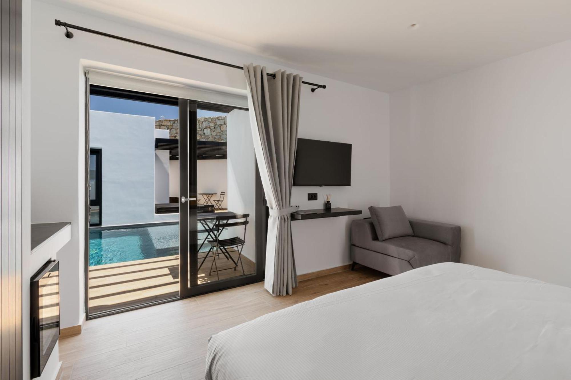 Laguna Suites In Mazera Mykonos Mykonos Town Kültér fotó